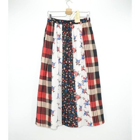 Anthropologie Let Me Be Contrast Maxi Skirt - Picture 6 of 12